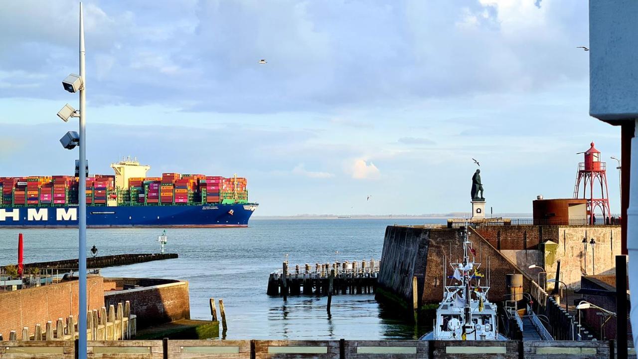 Rijksmonument Havenzicht, Met Zeezicht, Ligging Direct Aan Zee En Centrum Vlissingen Ngoại thất bức ảnh