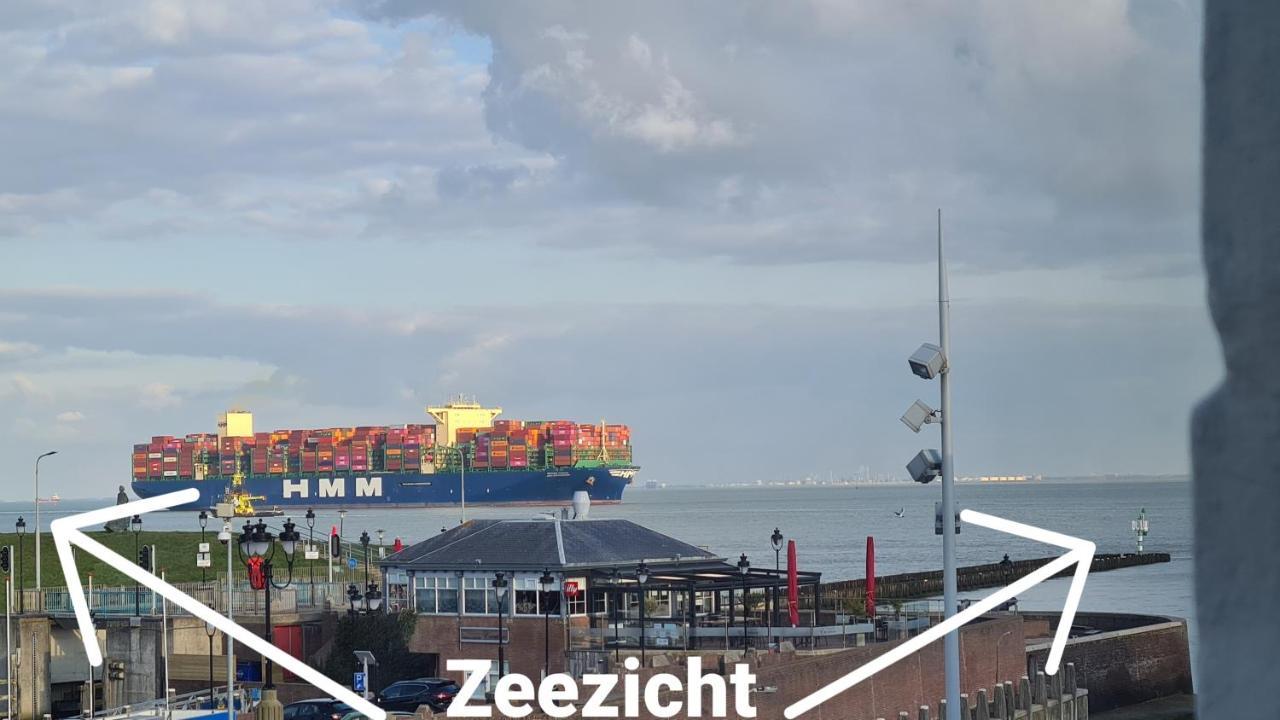 Rijksmonument Havenzicht, Met Zeezicht, Ligging Direct Aan Zee En Centrum Vlissingen Ngoại thất bức ảnh