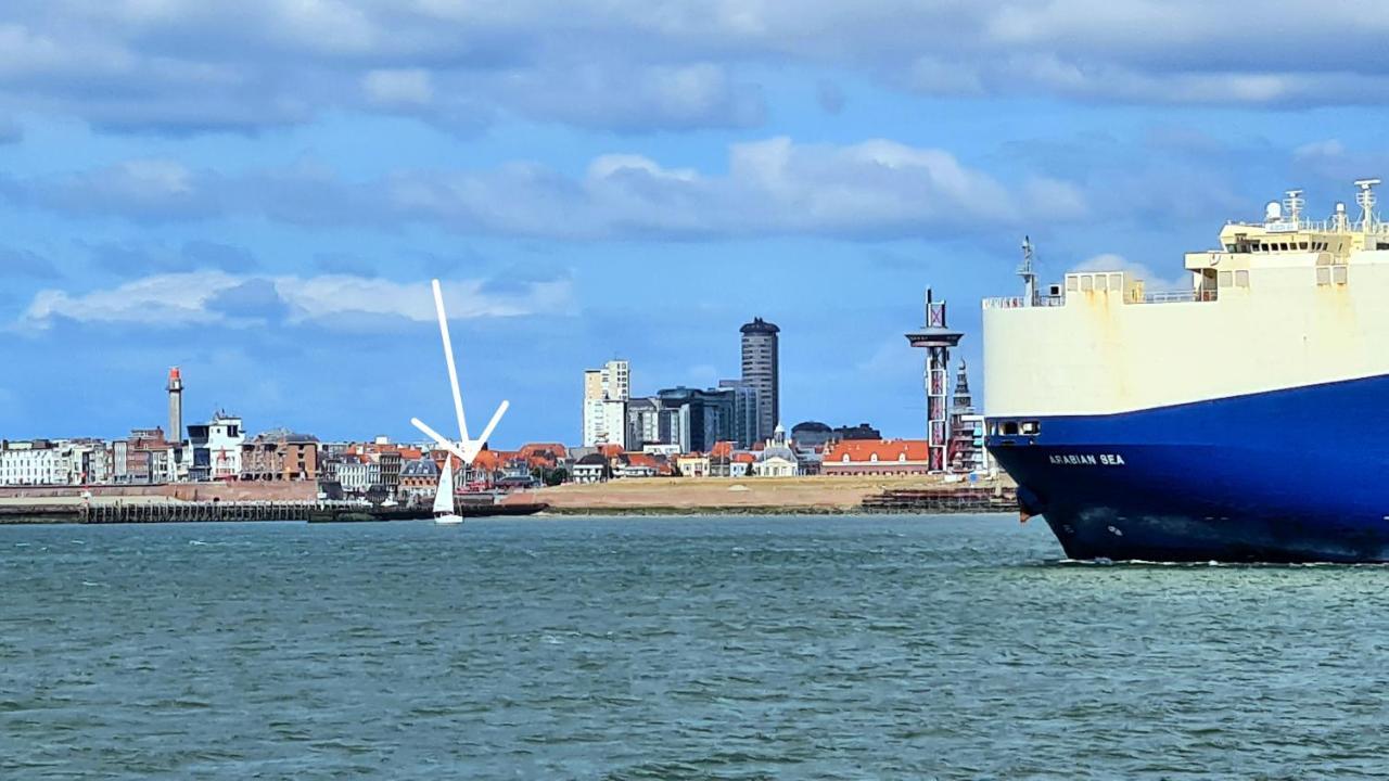 Rijksmonument Havenzicht, Met Zeezicht, Ligging Direct Aan Zee En Centrum Vlissingen Ngoại thất bức ảnh