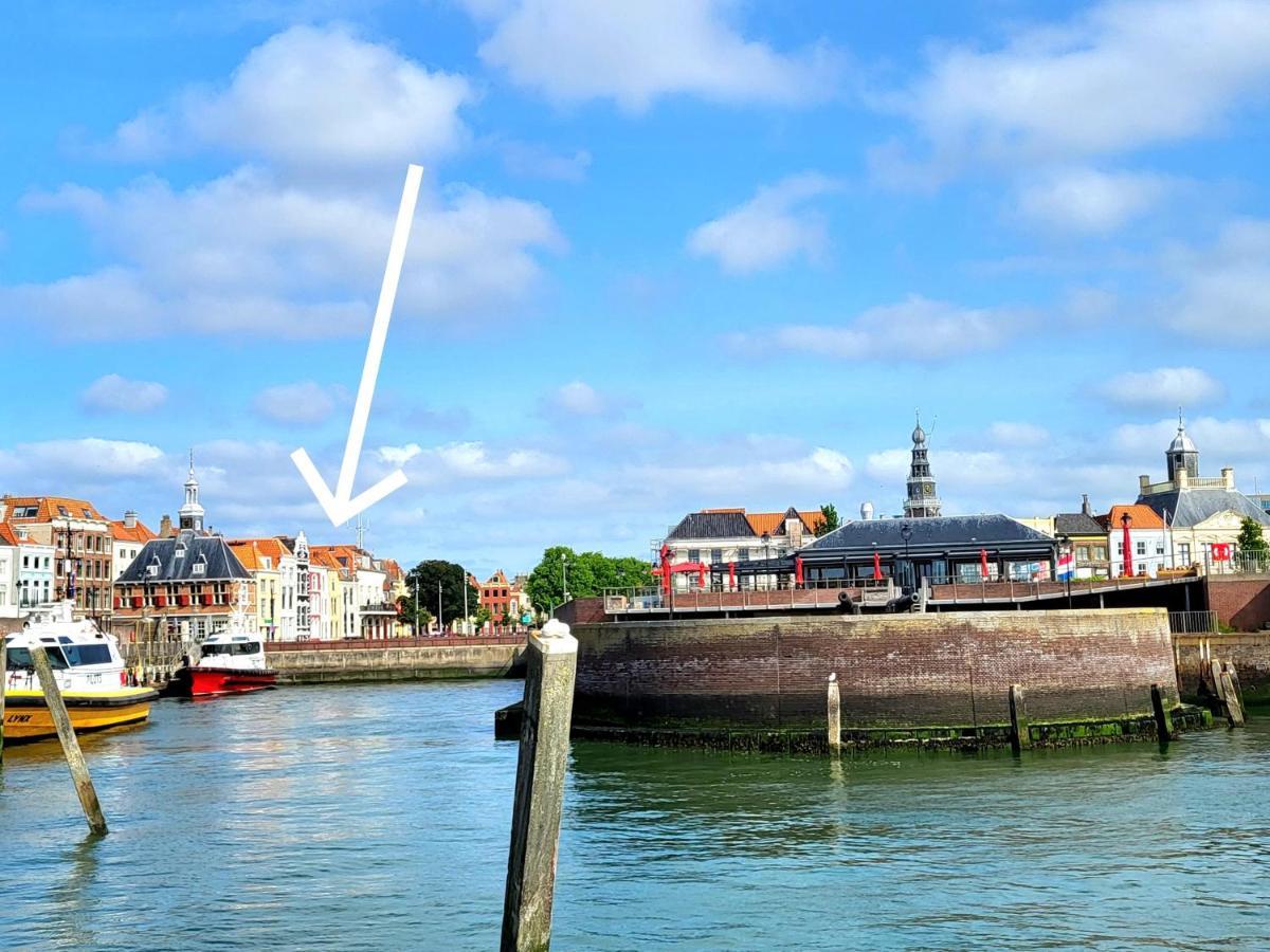 Rijksmonument Havenzicht, Met Zeezicht, Ligging Direct Aan Zee En Centrum Vlissingen Ngoại thất bức ảnh